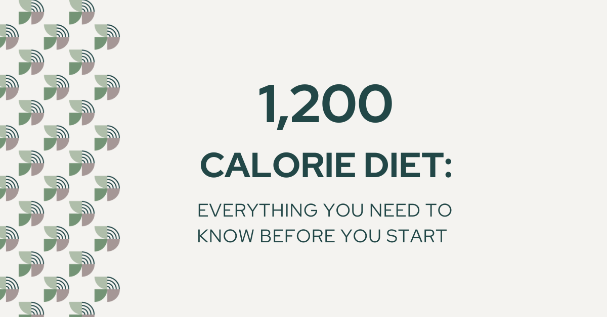 1200 calorie diet plan designed for healthy weight loss and portion control